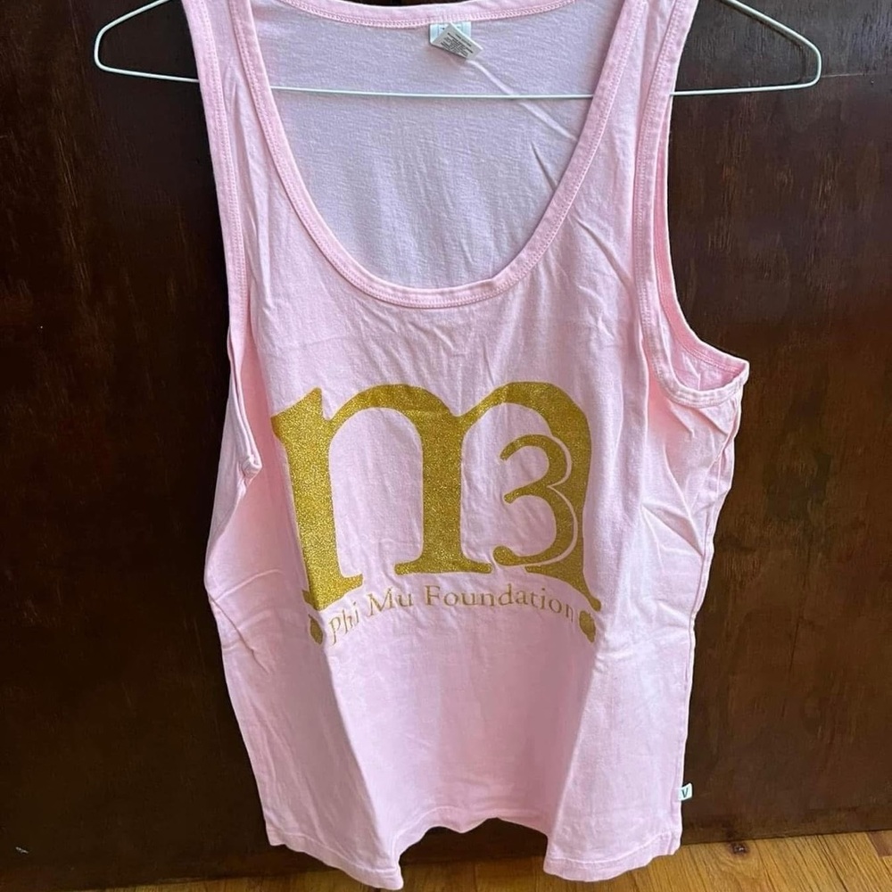 Pink Phi Mu Tank Top